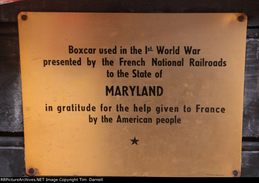 French Boxcar plack